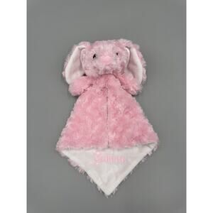 Little Elska Pink Bunny Rabbit Lovey Gianna Soft Plush Stuffed Animal